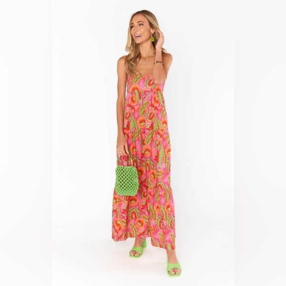 SHOW ME YOUR MUMU Long Weekend Maxi Dress In Paradise Palms - Picture 3 of 10